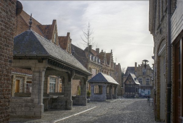 Une rue d'Ypres